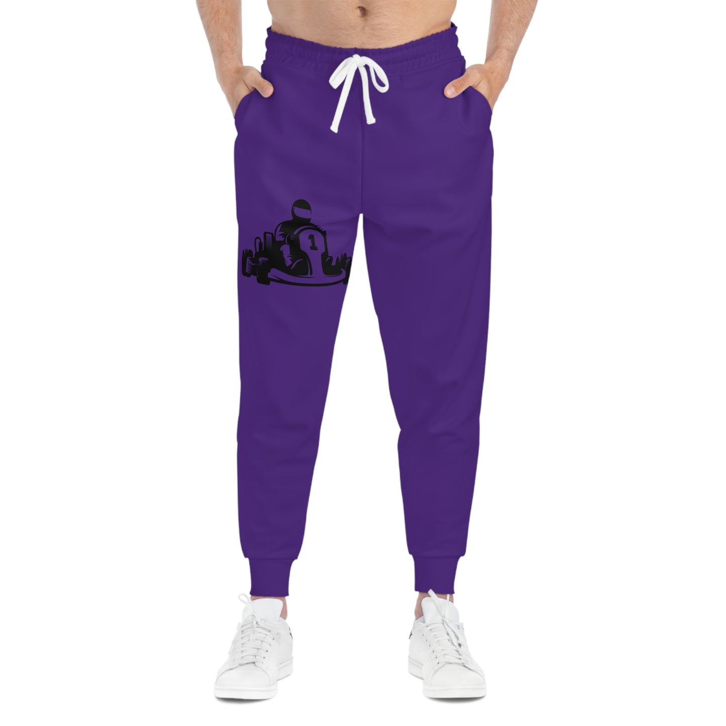 Athletic Joggers: Racing Purple