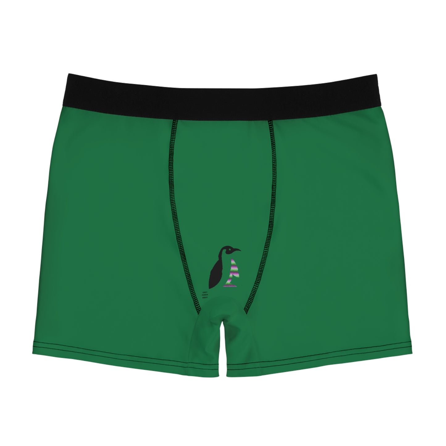 Men's Boxer Briefs: Fight Cancer Dark Green