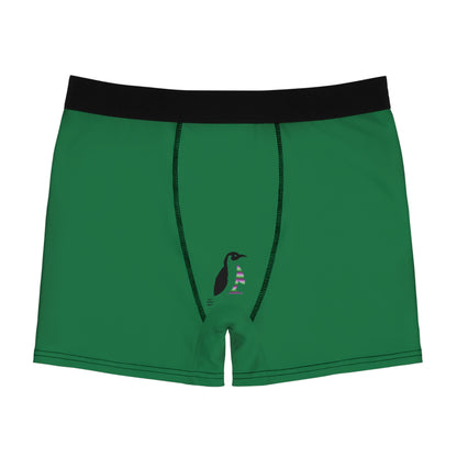 Men's Boxer Briefs: Fight Cancer Dark Green