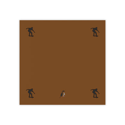 Post-it® Note Pads: Skateboarding Brown