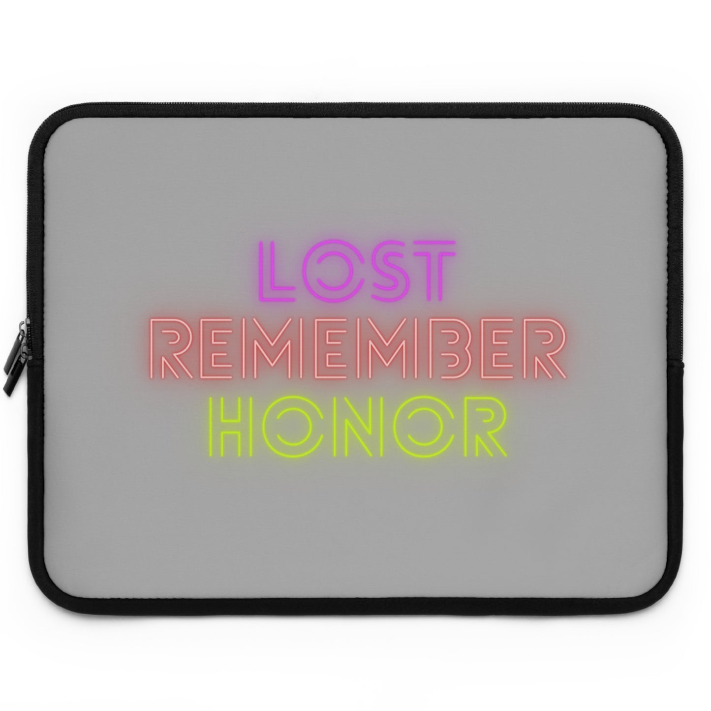 Laptop Sleeve: Lost Remember Honor Lite Grey