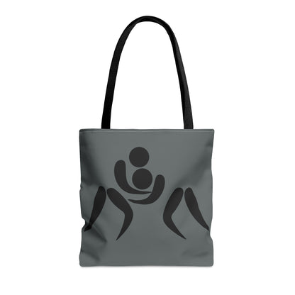 Tote Bag: Wrestling Dark Grey