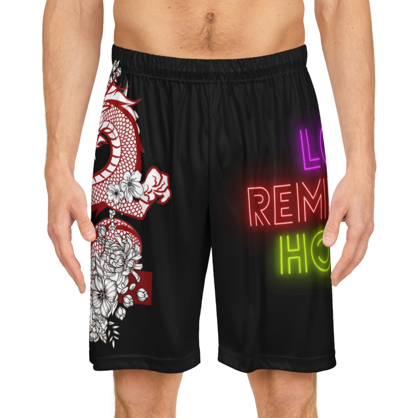 Basketball Shorts: Dragons Black