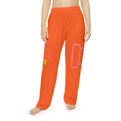 Women's Pajama Pants: Fight Cancer Orange