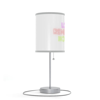 Lamp on a Stand, US|CA plug: Lost Remember Honor White 