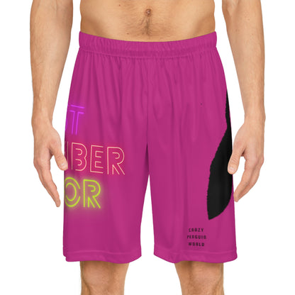 Basketball Shorts: Lost Remember Honor Pink