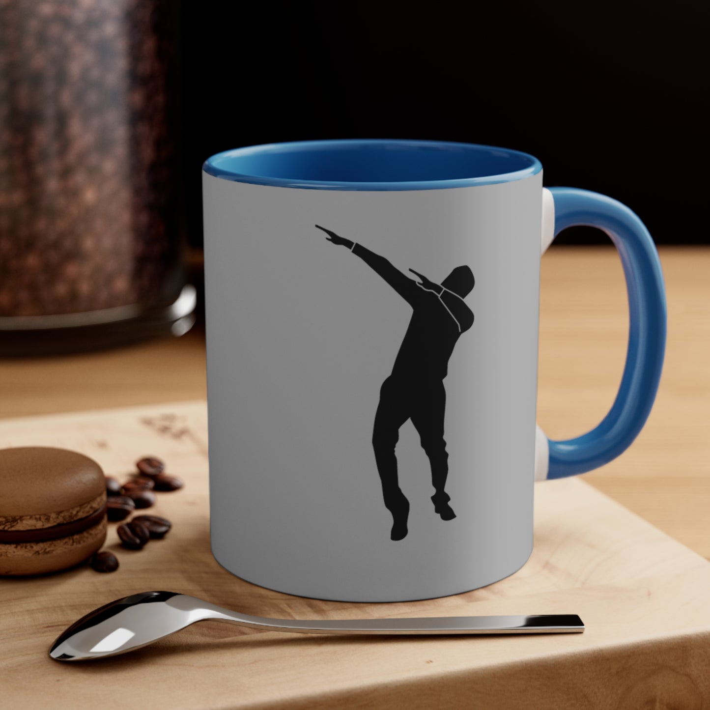 Accent Coffee Mug, 11oz: Dance Lite Grey