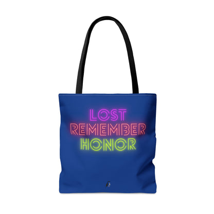 Tote Bag: Weightlifting Dark Blue