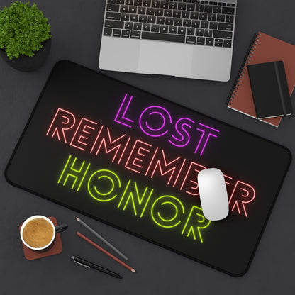 Desk Mat: Lost Remember Honor Black