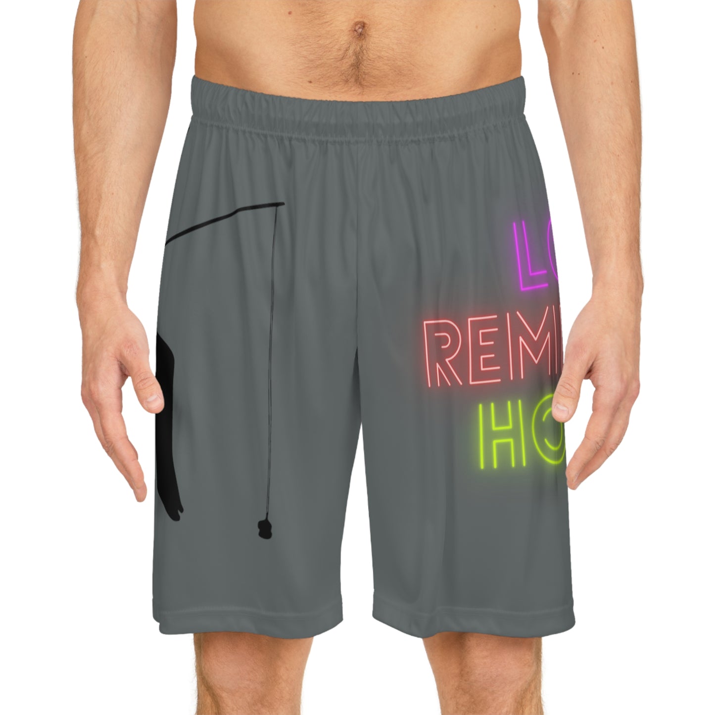 Basketball Shorts: Fishing Dark Grey