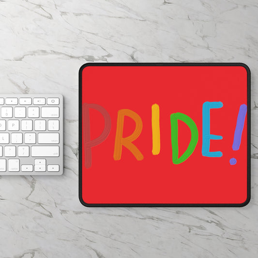 Gaming Mouse Pad: LGBTQ Pride Red