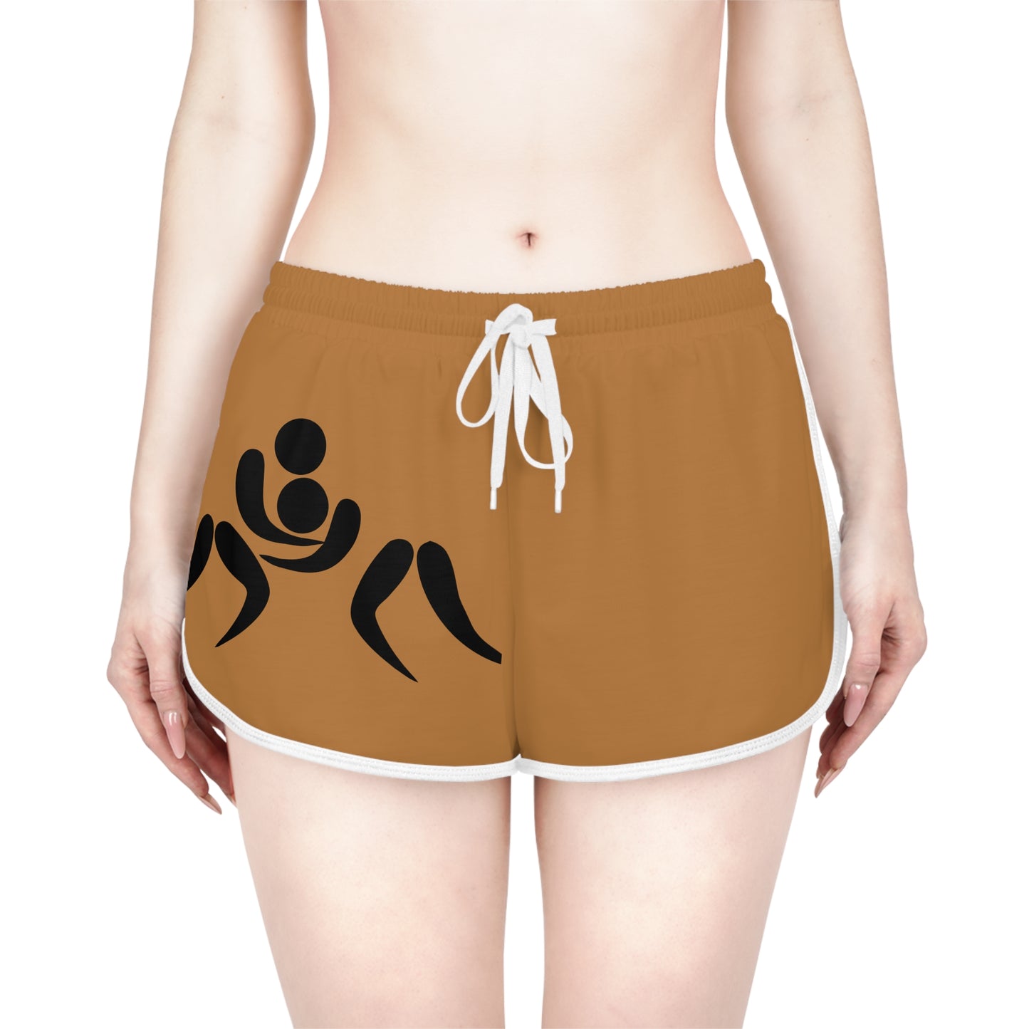 Women's Relaxed Shorts: Wrestling Lite Brown