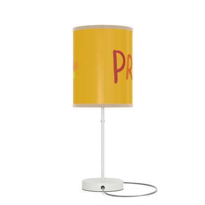 Lamp on a Stand, US|CA plug: LGBTQ Pride Yellow 