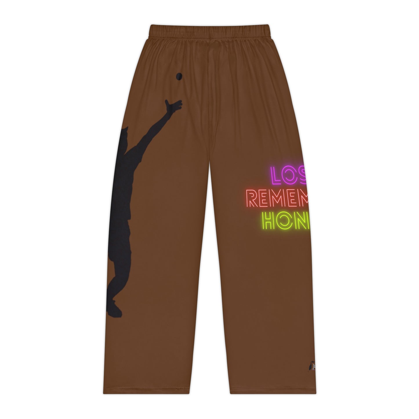 Pambabaeng Pajama Pantalon: Tennis Brown 