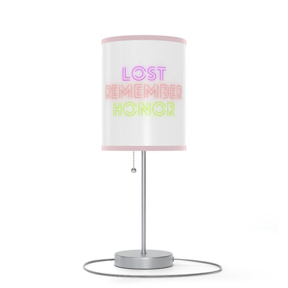 Lamp on a Stand, US|CA plug: Wolves White