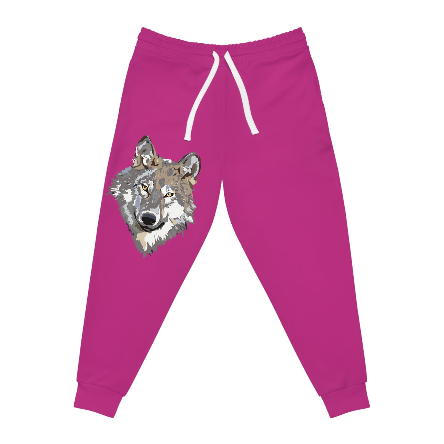 Athletic Joggers: Wolves Pink