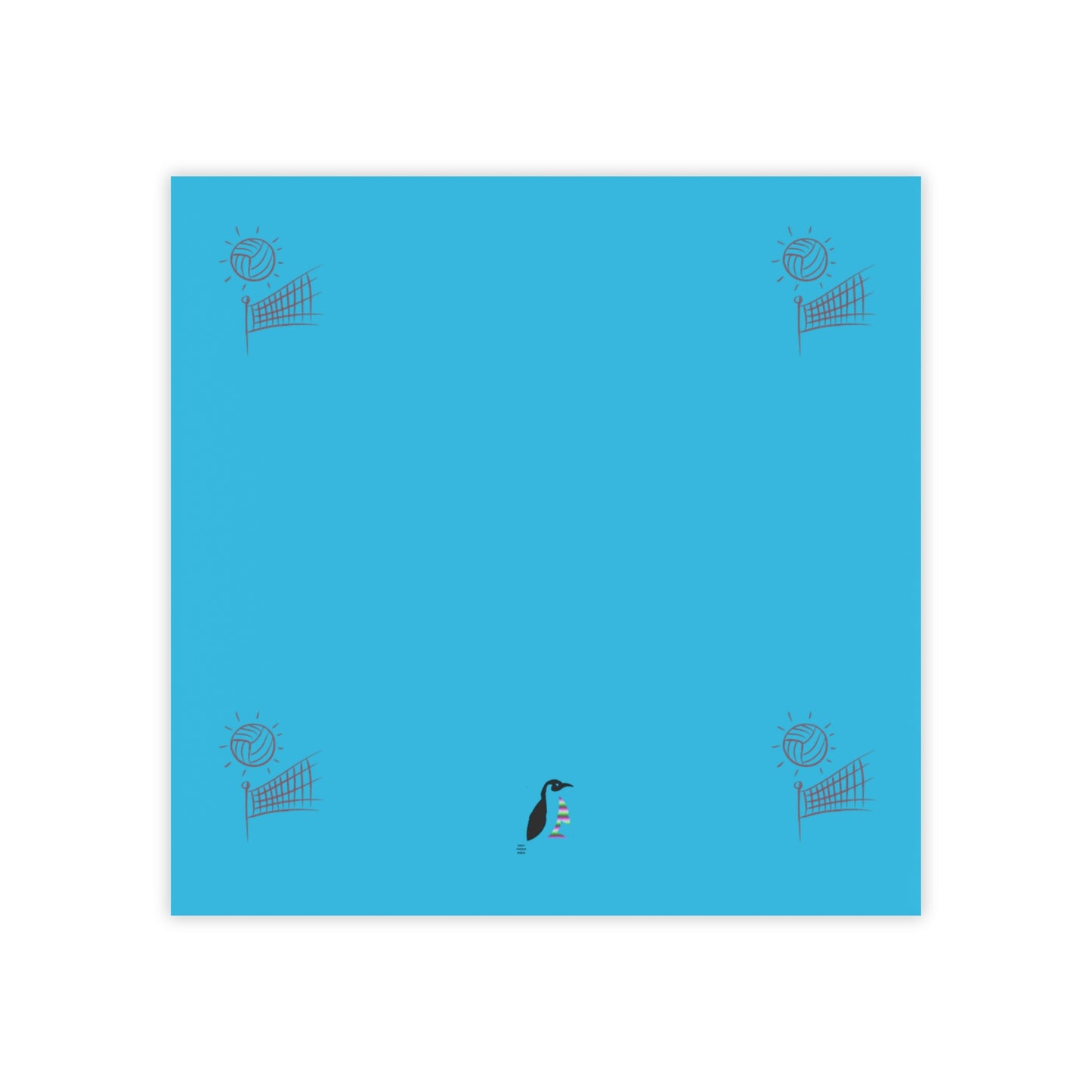 Post-it® Note Pads: Volleyball Turquoise