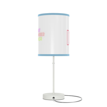 Lamp on a Stand, US|CA plug: Fight Cancer White