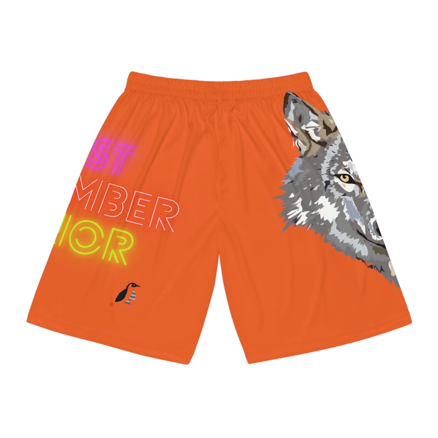 Basketball Shorts: Wolves Orange