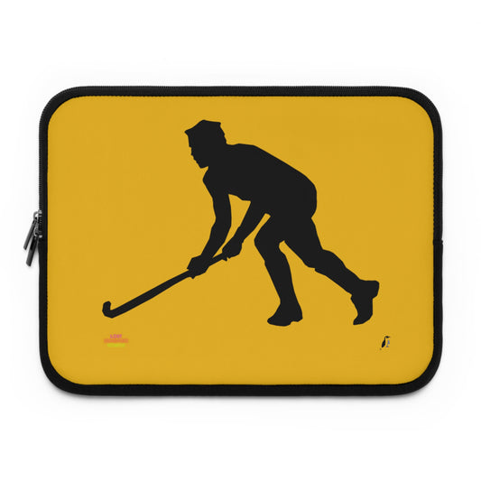 Laptop Sleeve: Hockey Yellow