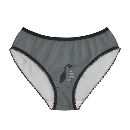 Women's Briefs: Basketball Dark Grey