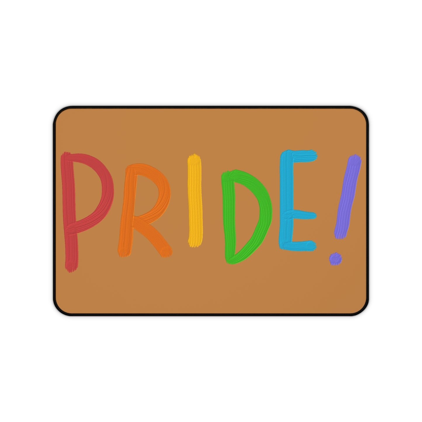 Desk Mat: LGBTQ Pride Lite Brown