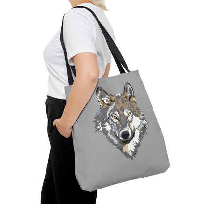 Tote Bag: Wolves Lite Grey