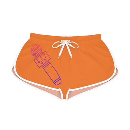 Women's Relaxed Shorts: Music Crusta