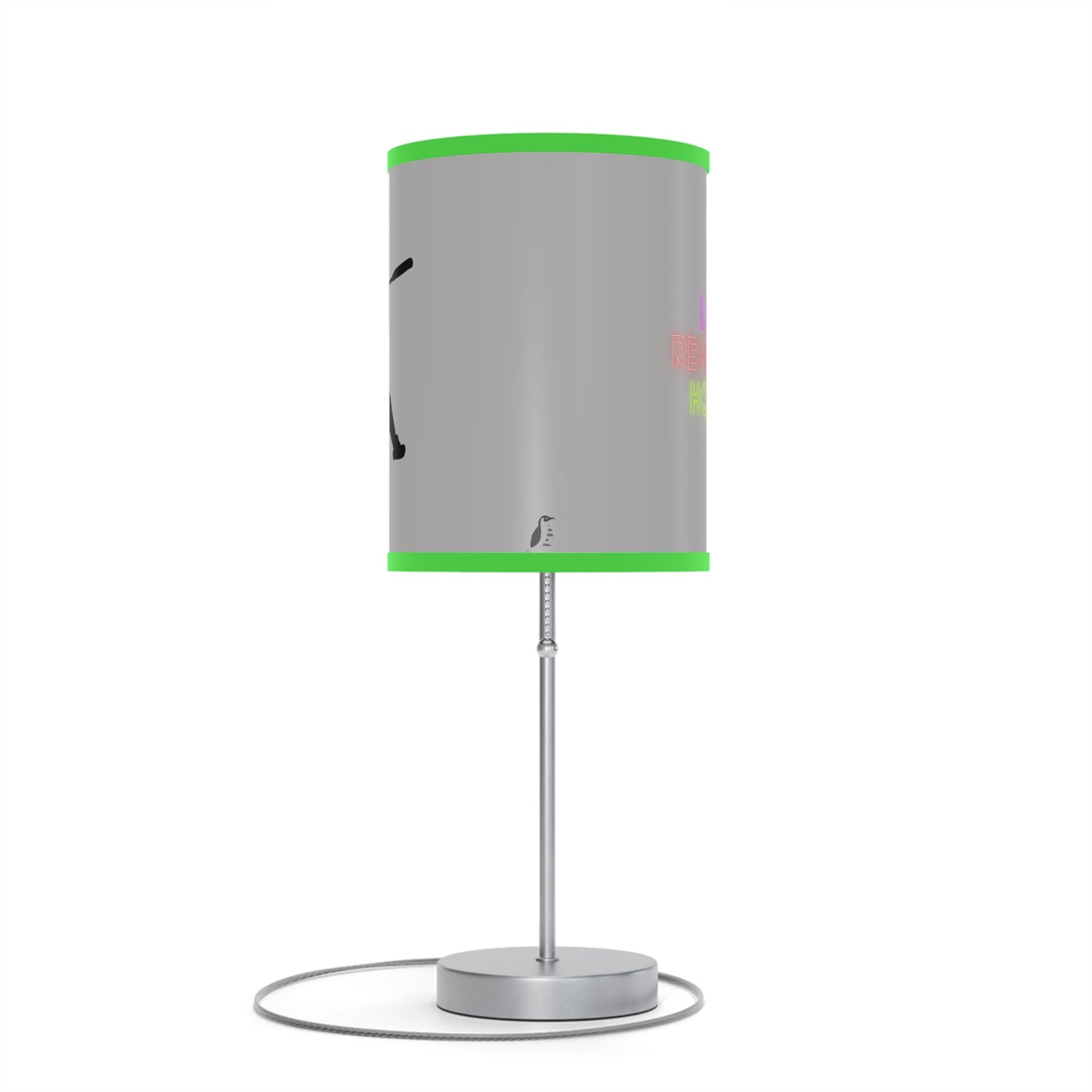 Lamp on a Stand, US|CA plug: Baseball Lite Grey