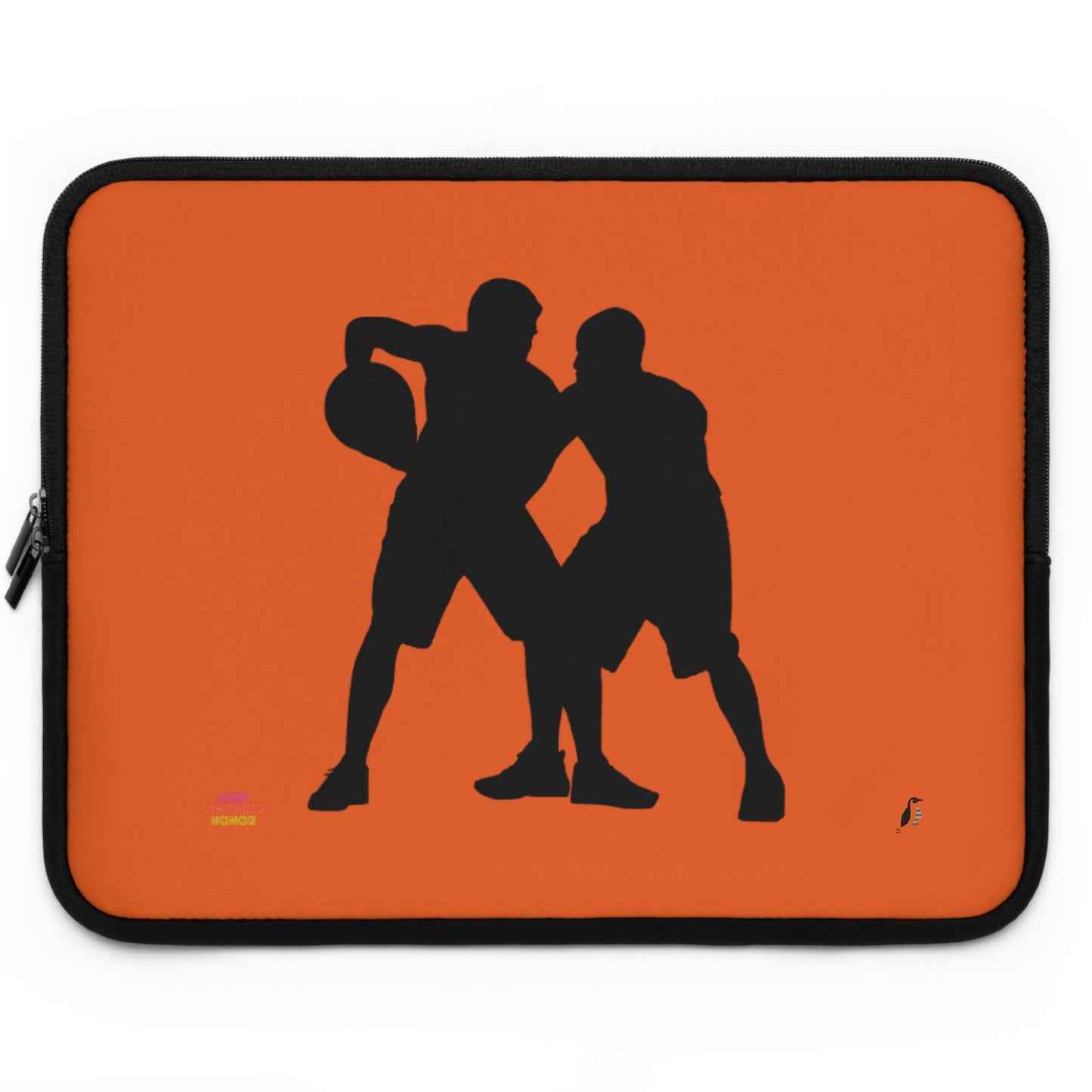 Laptop Sleeve: Basketball Orange