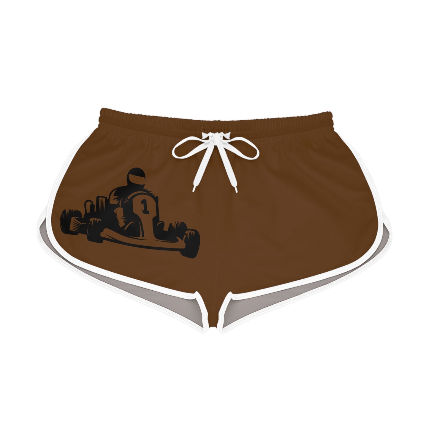 Women's Relaxed Shorts: Racing Brown