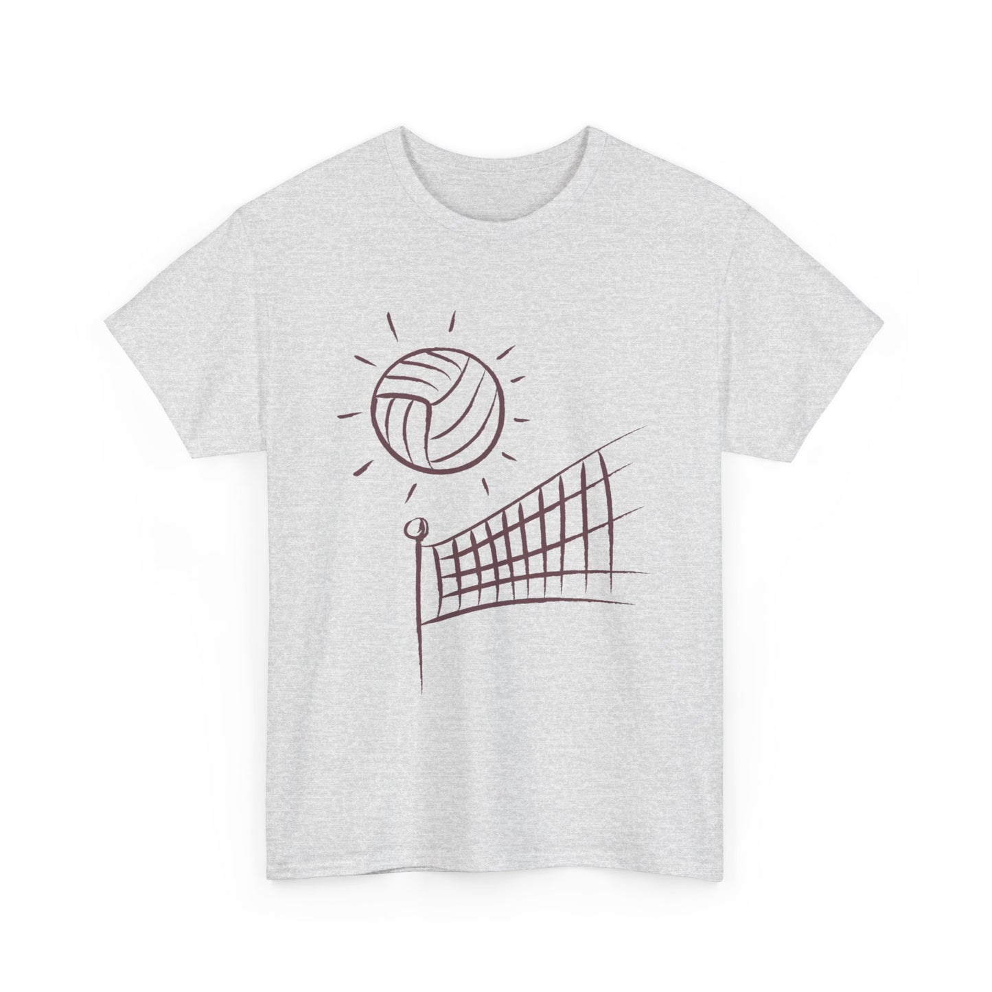 Heavy Cotton Tee: Volleyball #1