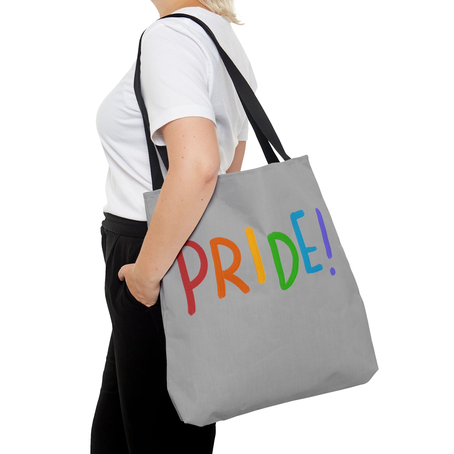 Tote Bag: LGBTQ Pride Lite Grey