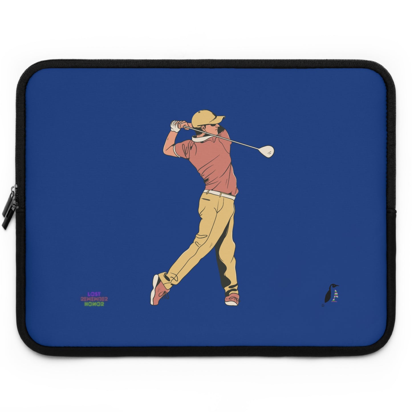 Laptop Sleeve: Golf Dark Blue