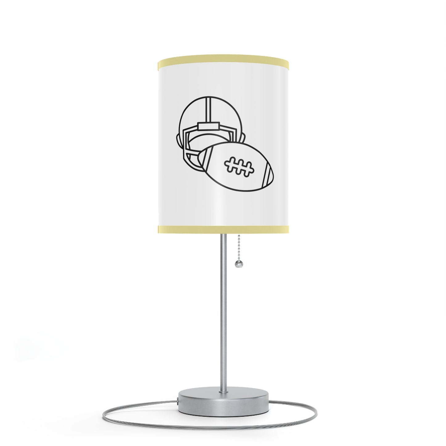 Lamp on a Stand, US|CA plug: Football White