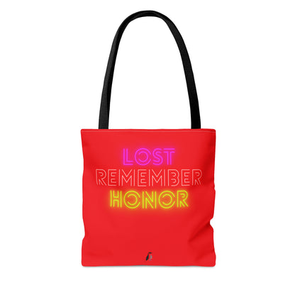 Tote Bag: Weightlifting Red