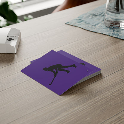 Poker Cards: Hockey Purple