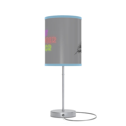 Lamp on a Stand, US|CA plug: Writing Gray 