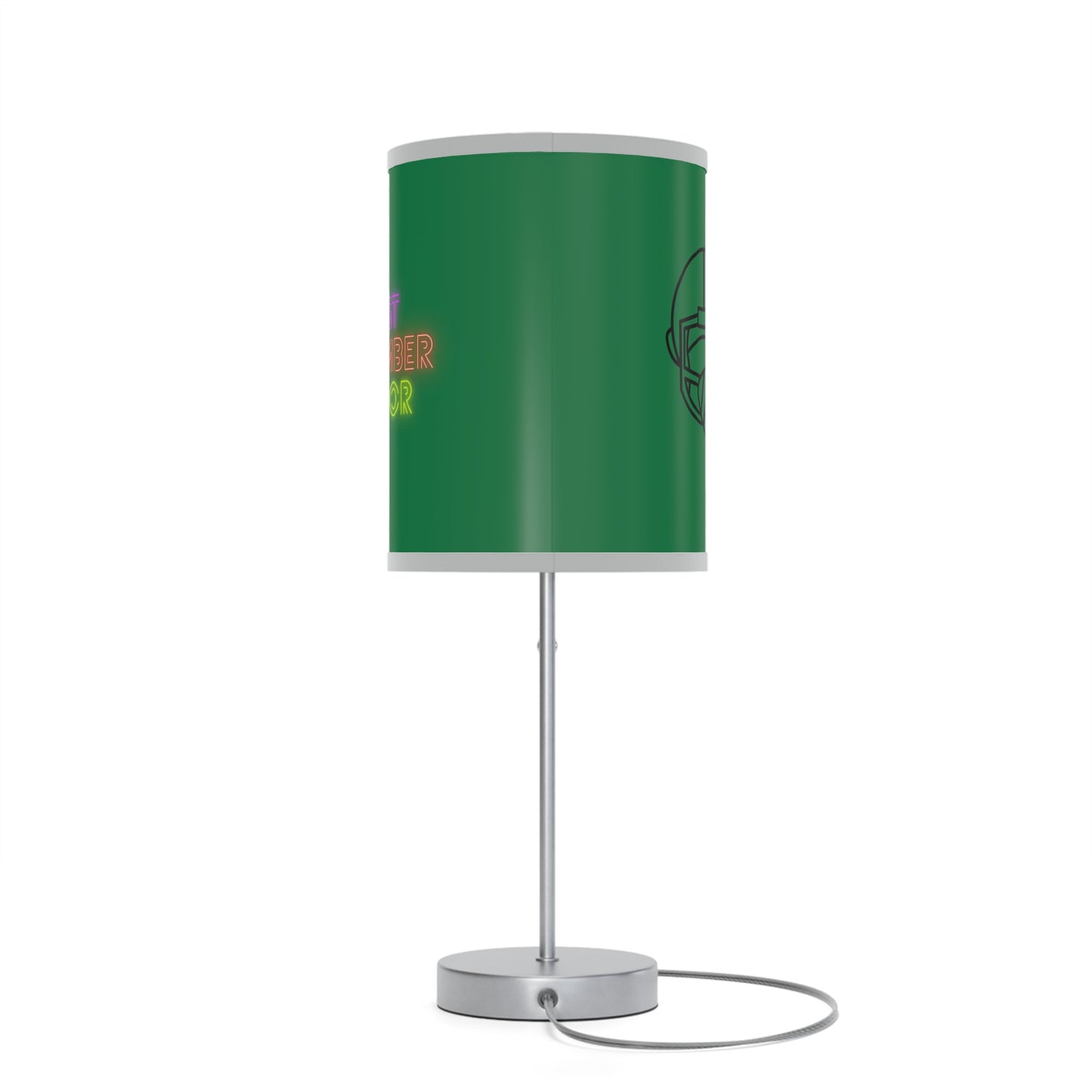 Lamp on a Stand, US|CA plug: Football Dark Green