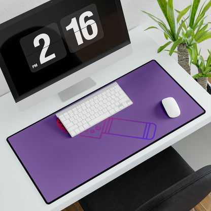 Desk Mats: Music Lite Purple