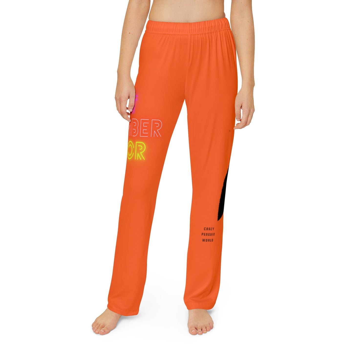 Kids Pajama Pants: Lost Remember Honor Orange