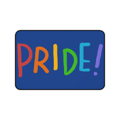 Desk Mat: LGBTQ Pride Dark Blue