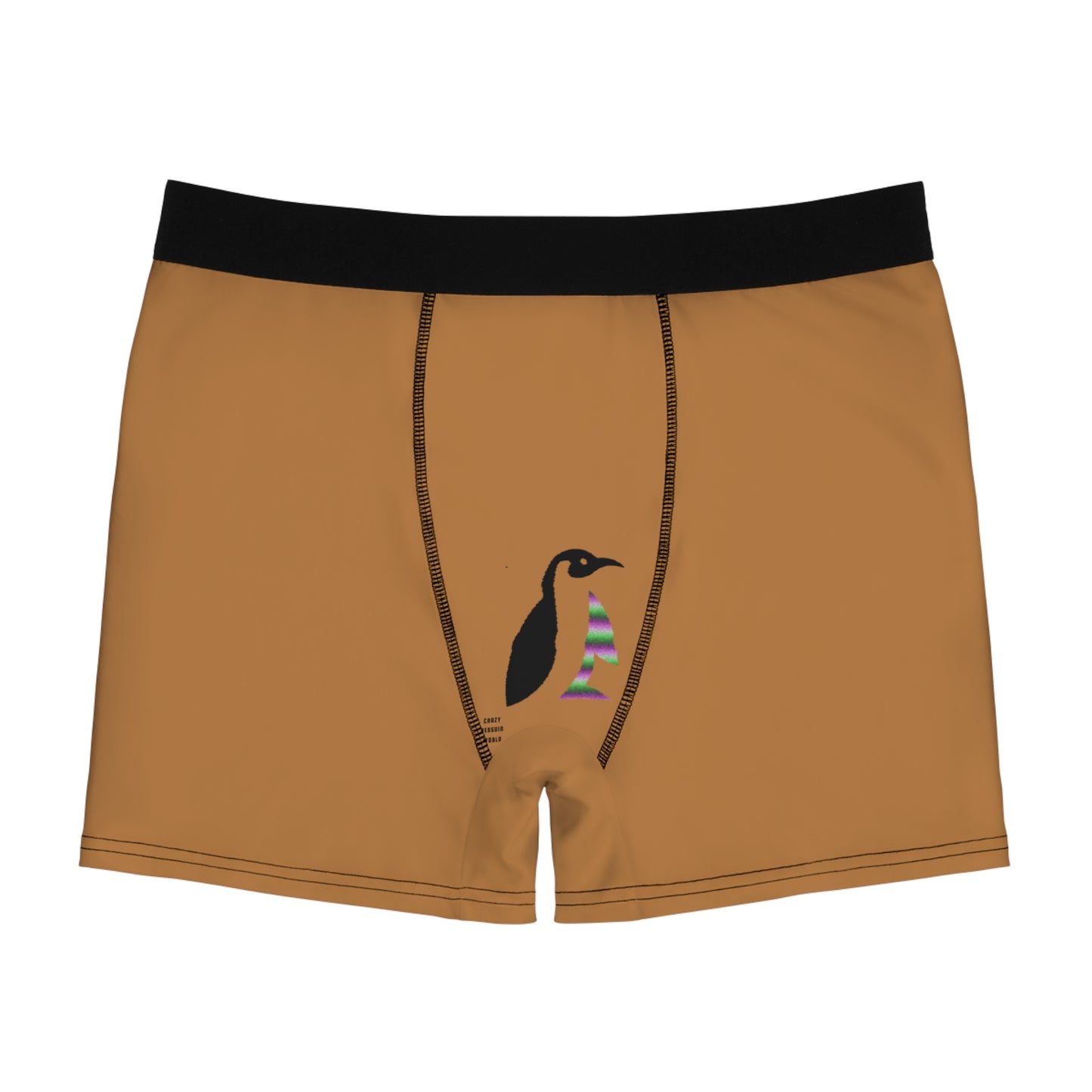 Men's Boxer Briefs: Volleyball Lite Brown