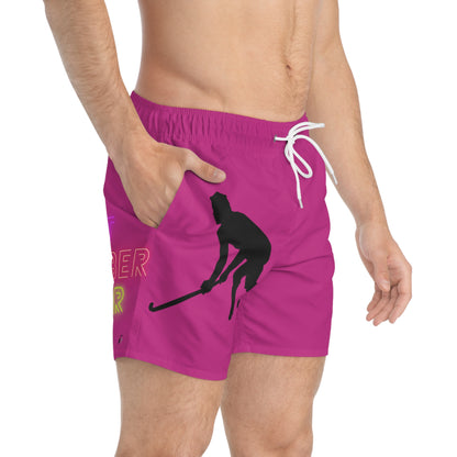 Swim Trunks: Hockey Pink