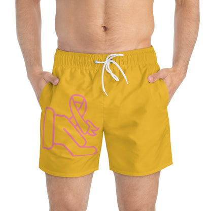 Swim Trunks: Fight Cancer Yellow