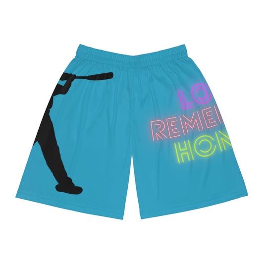 Basketball Shorts: Baseball Turquoise