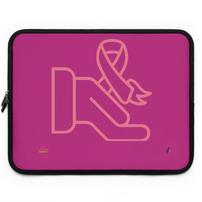 Laptop Sleeve: Fight Cancer Pink