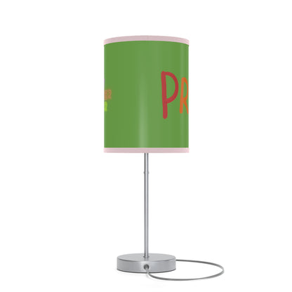 Lamp on a Stand, US|CA plug: LGBTQ Pride Green 