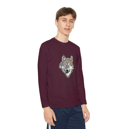 Youth Long Sleeve Competitor Tee: Wolves