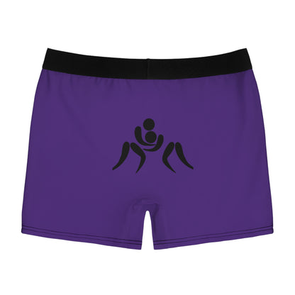 Men's Boxer Briefs: Wrestling Purple